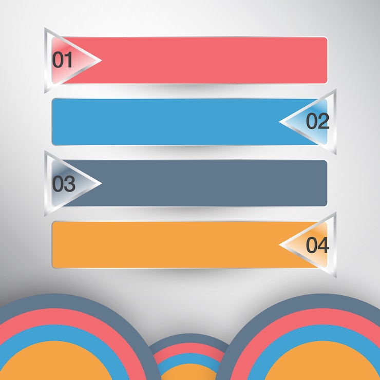 Vector gratuito diseño de elementos infográficos.