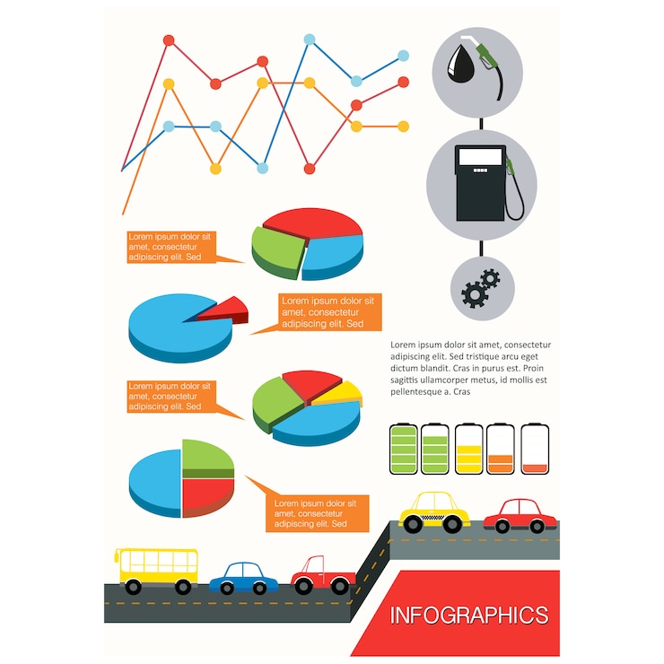 Vector gratuito diseño de elementos infográficos.