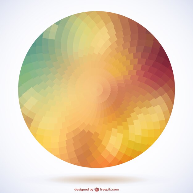Diseño de esfera de colores