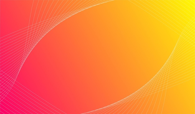 Diseño de estilo minimalista de onda de fondo degradado