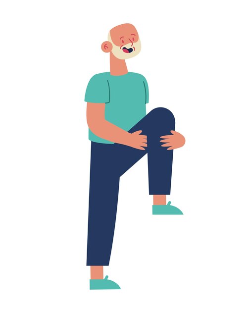 diseño de estiramiento activo para personas mayores