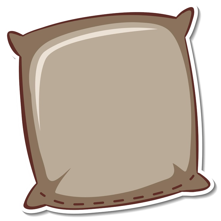 Vector gratuito diseño de etiqueta con bolsa de suelo aislado.