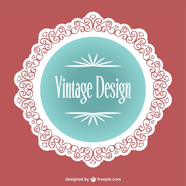 Vector gratuito diseño de etiqueta vintage