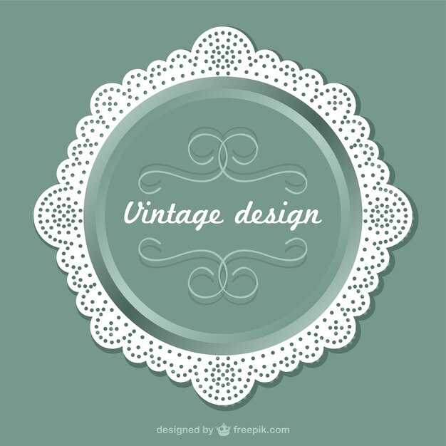 Diseño de etiqueta vintage