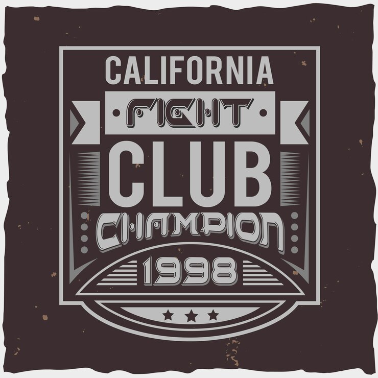 Vector gratuito diseño de etiquetas vintage con composición de letras en la oscuridad.