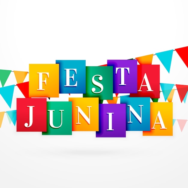 Diseño feliz de festa junina