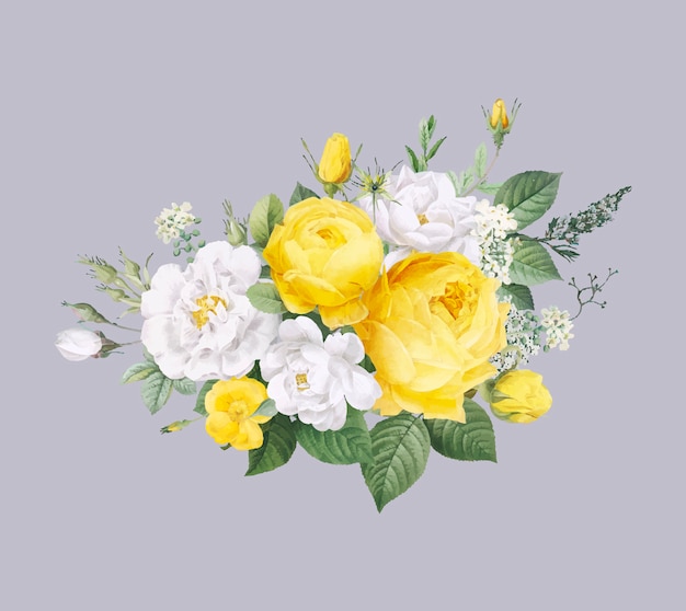 Diseño floral de fondo