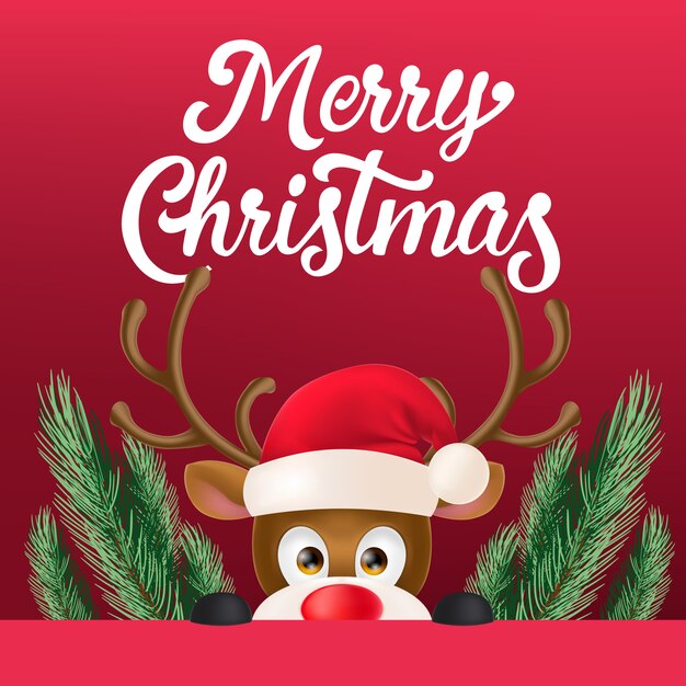 Diseño de flyer de navidad