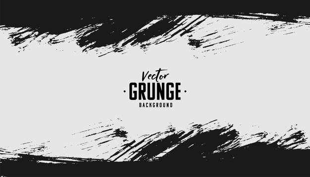 diseño de fondo abstracto de estilo grungy con pinceladas