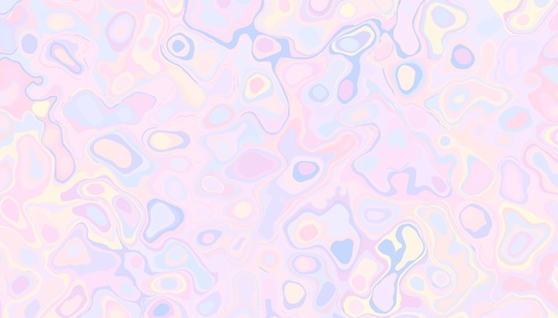 Diseño de fondo abstracto de formas curvas de colores pastel