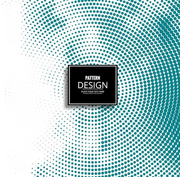 Diseño de fondo abstracto hecho de puntos de medio tono