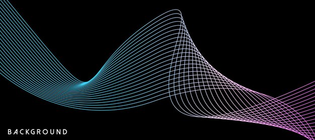 Diseño de fondo abstracto negro