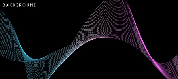 Diseño de fondo abstracto negro