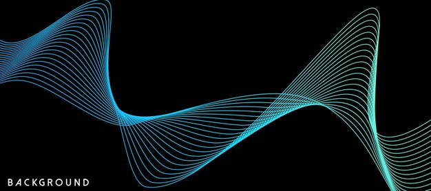 Diseño de fondo abstracto negro