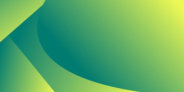 Diseño de fondo abstracto de onda de gradiente verde