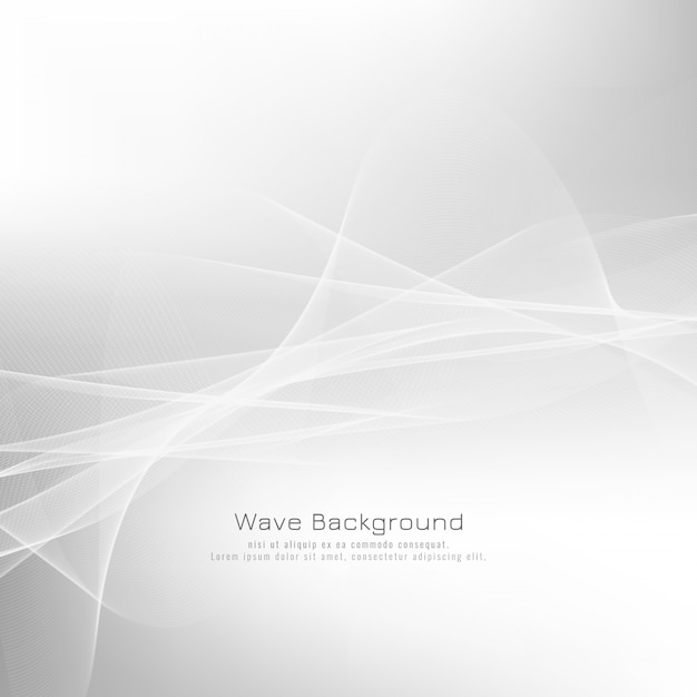 Diseño de fondo abstracto onda gris