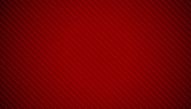 Diseño de fondo abstracto rojo fibra de carbono textura