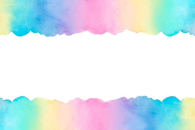 Diseño de fondo de acuarela arco iris