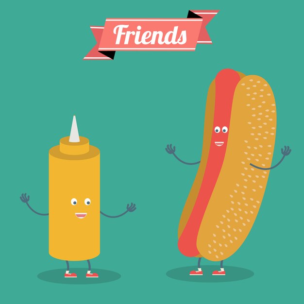 Diseño de fondo de amistad