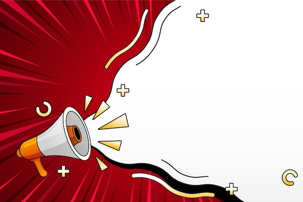 Diseño de fondo de anuncio de gradiente