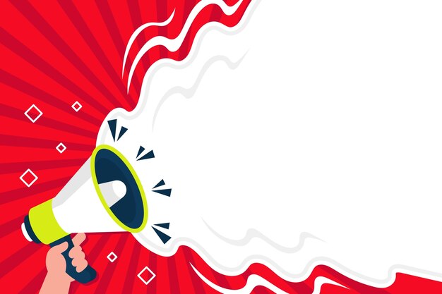 Diseño de fondo del anuncio