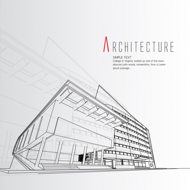 Diseño de fondo de arquitectura