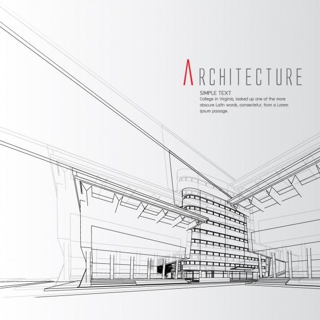 Diseño de fondo de arquitectura