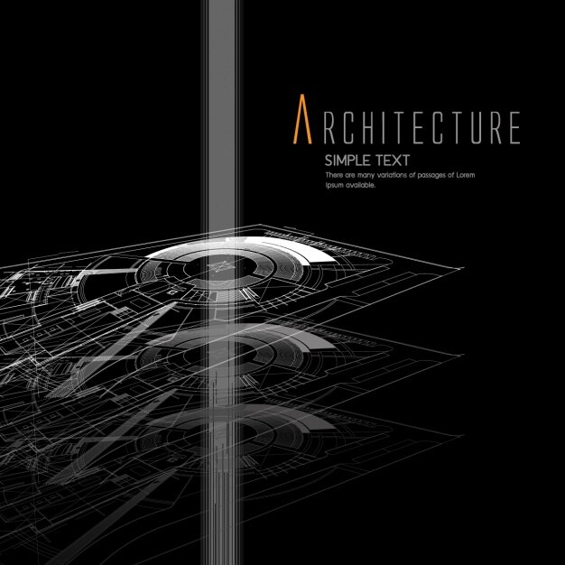 Diseño de fondo de arquitectura