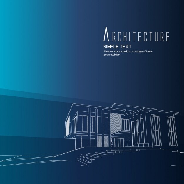 Diseño de fondo de arquitectura