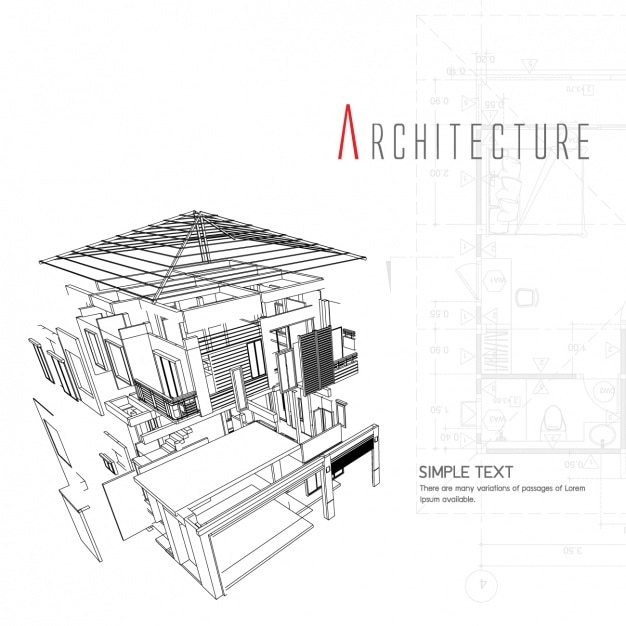 Diseño de fondo de arquitectura