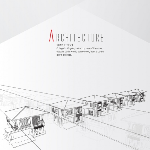 Diseño de fondo de arquitectura