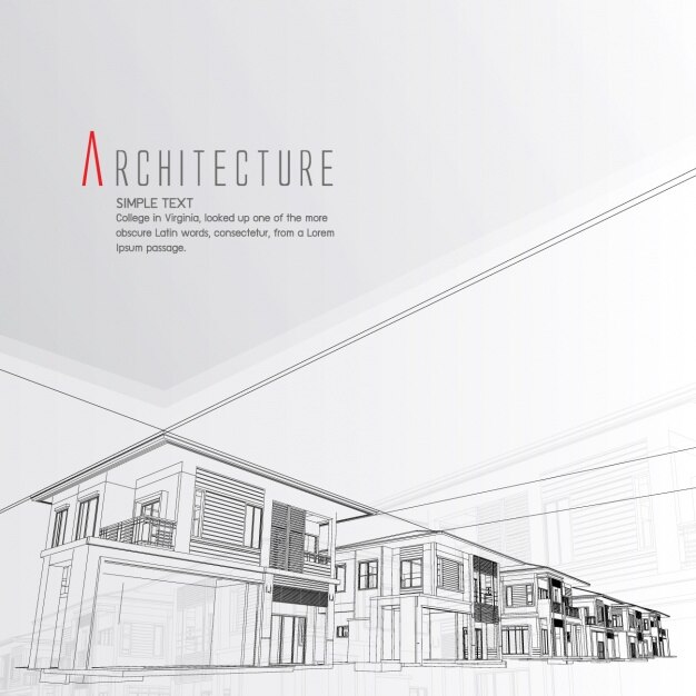 Vector gratuito diseño de fondo de arquitectura