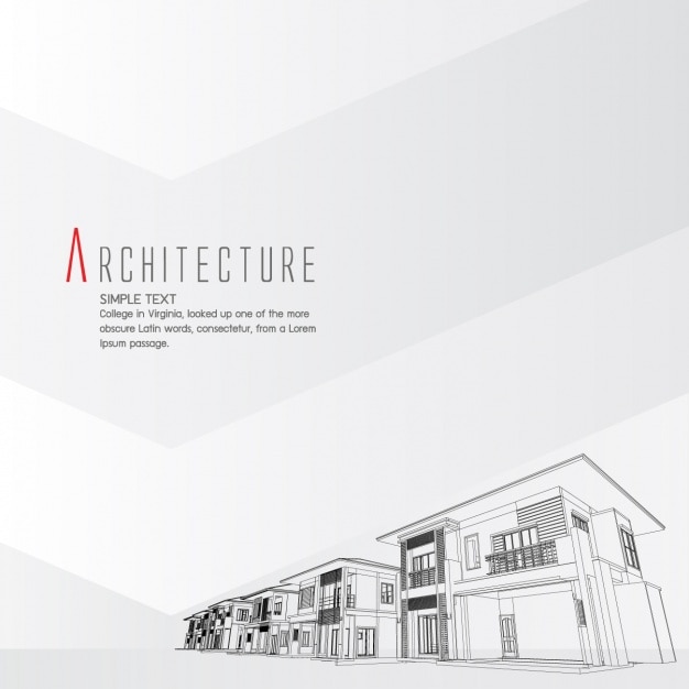 Diseño de fondo de arquitectura