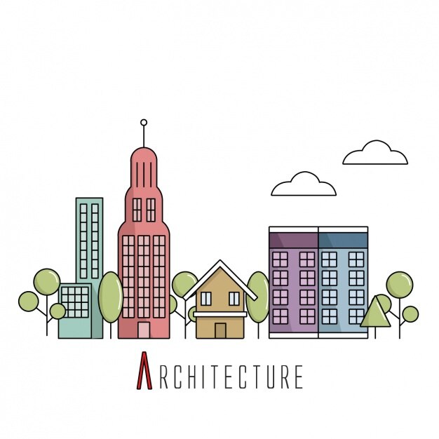 Diseño de fondo de arquitectura