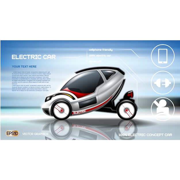 Diseño de fondo del automóvil