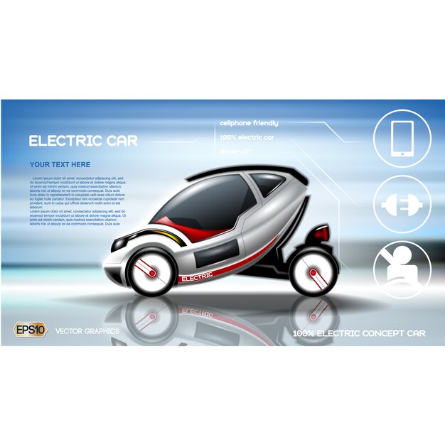 Diseño de fondo del automóvil