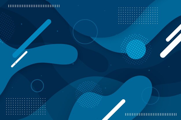 Diseño de fondo azul clásico abstracto