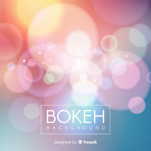 Diseño de fondo borroso creativo bokeh