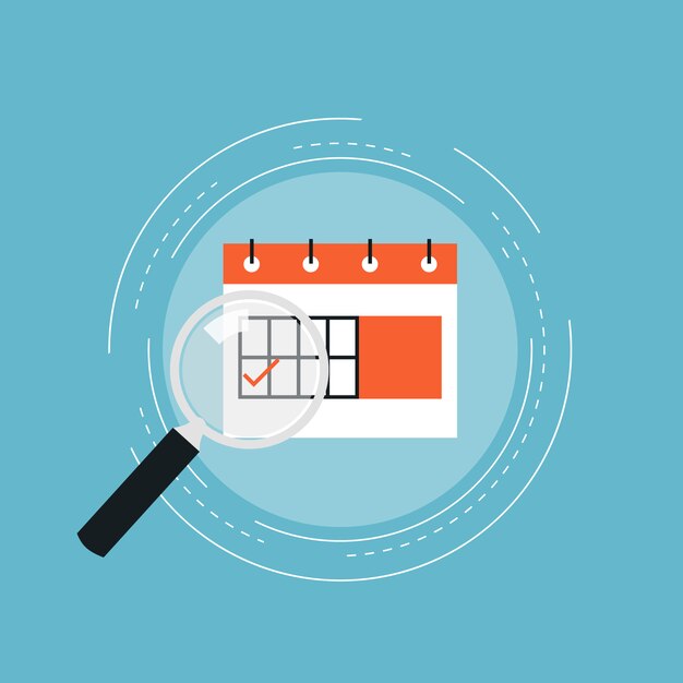 Diseño de fondo de calendario
