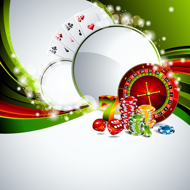 Diseño de fondo de casino