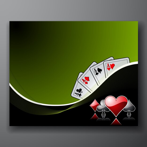 Diseño de fondo de casino