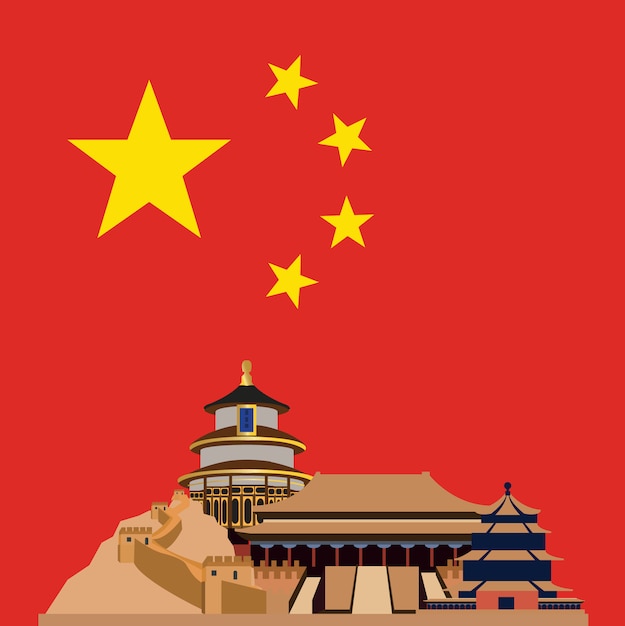 Diseño de fondo de china