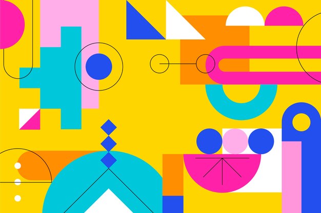 Diseño de fondo colorido creativo abstracto