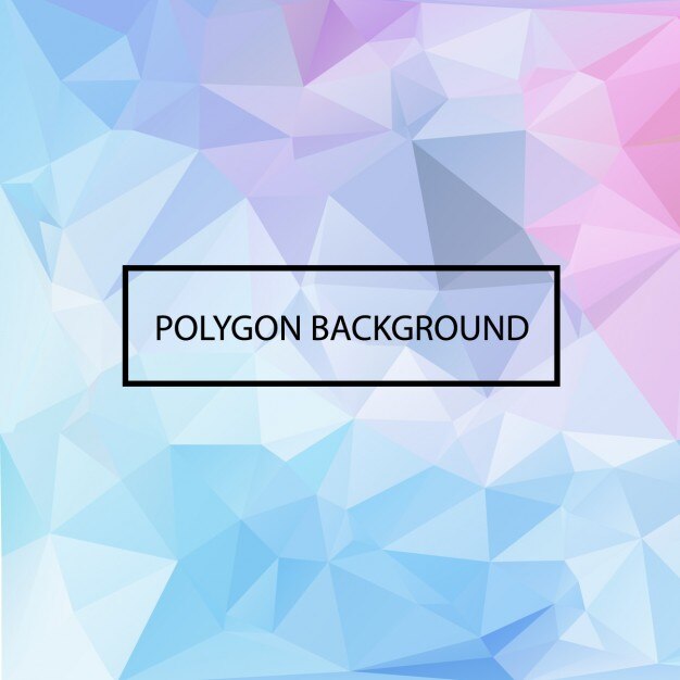Diseño de fondo colorido poligonal