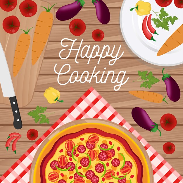 Diseño de fondo de comida