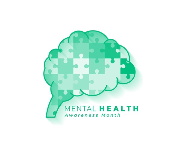 diseño de fondo del concepto de tratamiento de salud mental