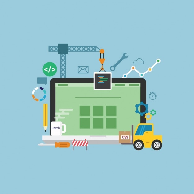 Diseño de fondo de "en construcción"