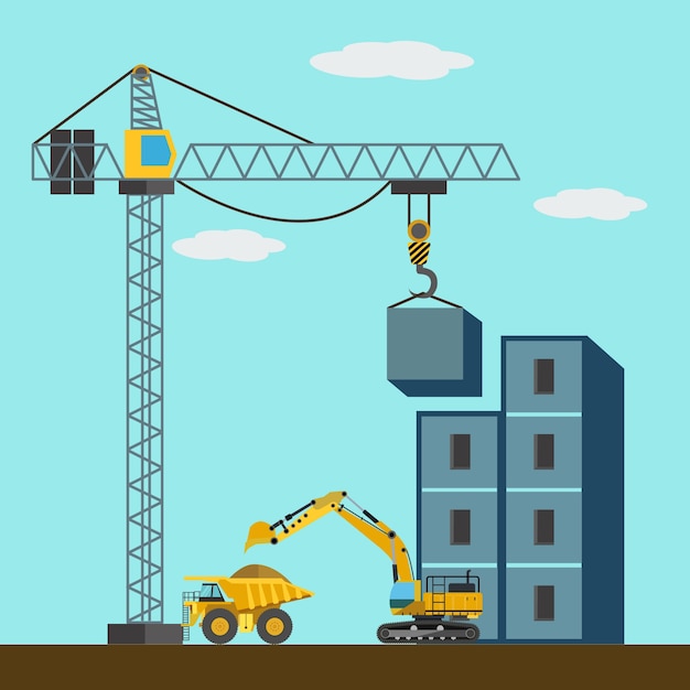 Diseño de fondo de "en construcción"