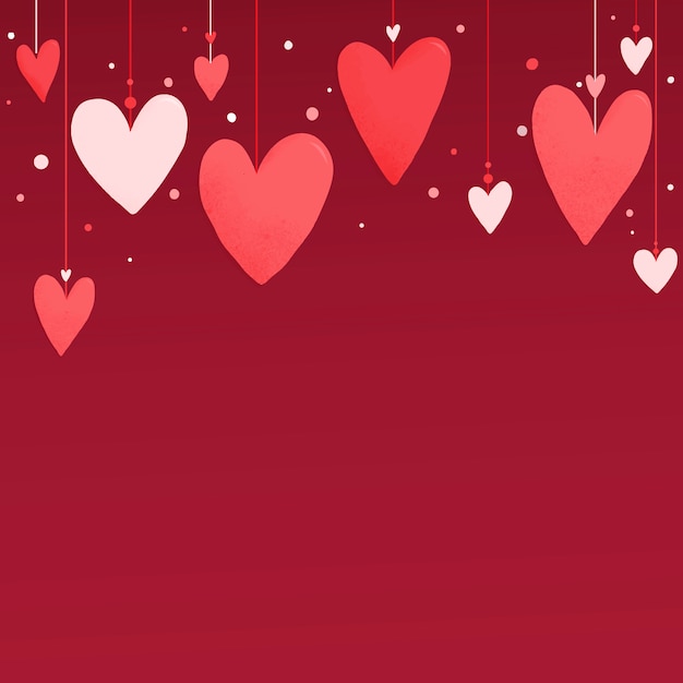 Diseño de fondo del corazón