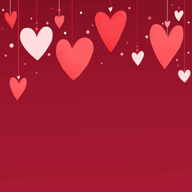 Diseño de fondo del corazón